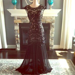 Black formal gown